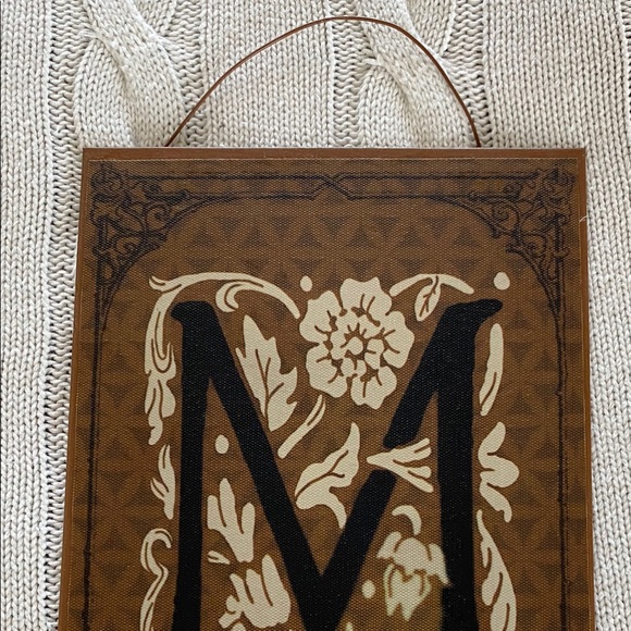 Michael’s “M” initial tin sign. NWT. - Picture 2 of 5